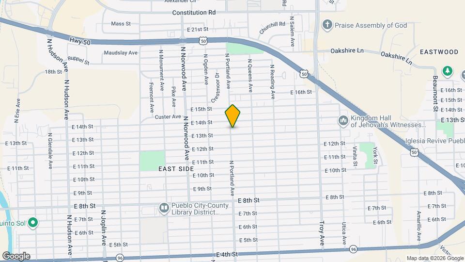 1701 E 13th St Mapa y Detalles de la Ubicación