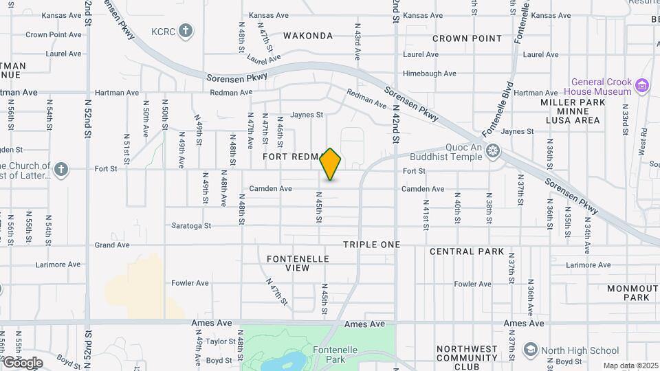 4340 Camden Ave Map and Location Details