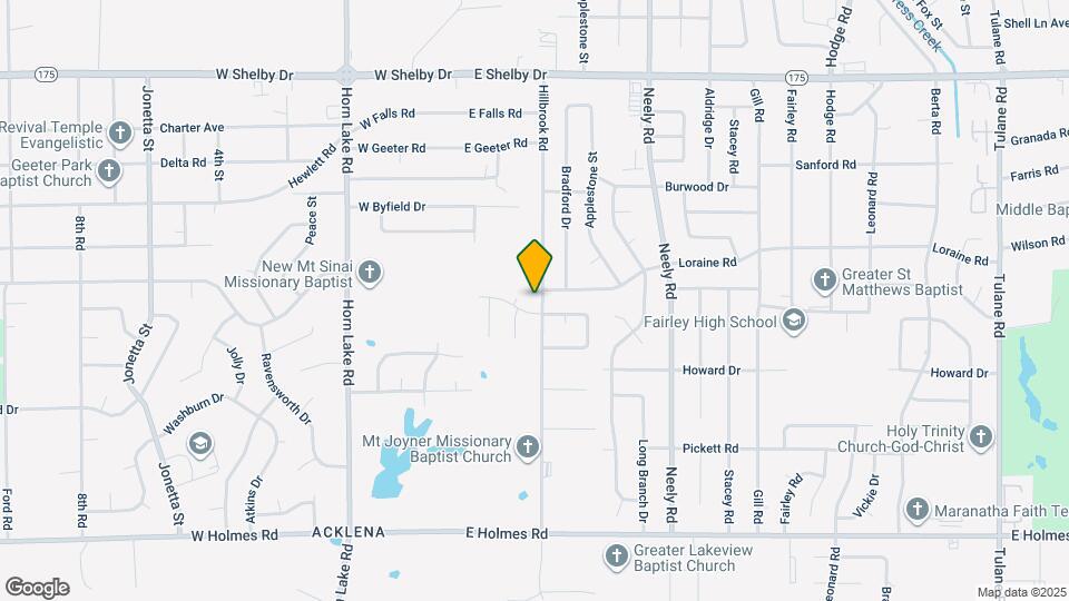 4931 Hillbrook Rd Map and Location Details