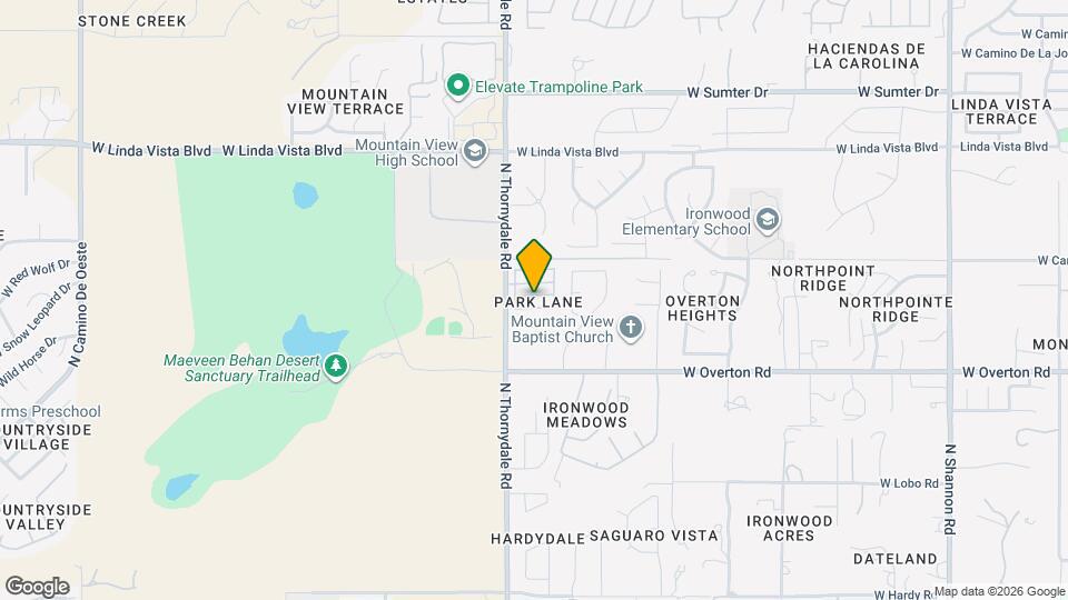 3741 W Spinnaker Ln Map and Location Details