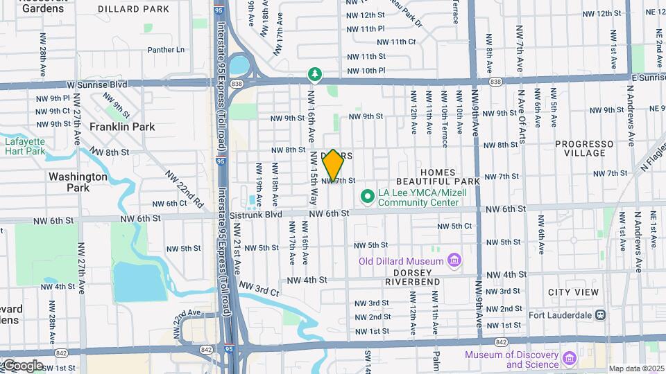 644 NW 15th Terrace-Unit -1 Map and Location Details