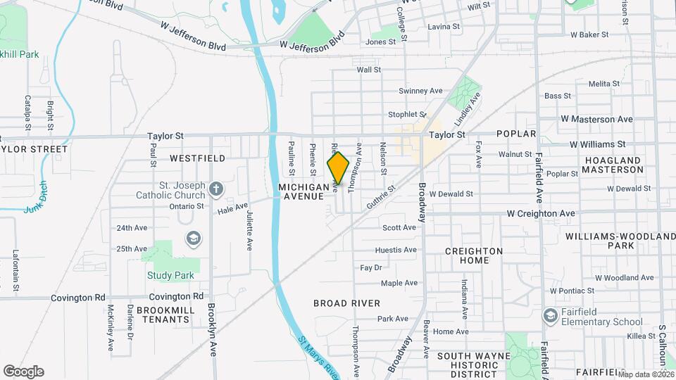 2133 Riedmiller Ave Map and Location Details