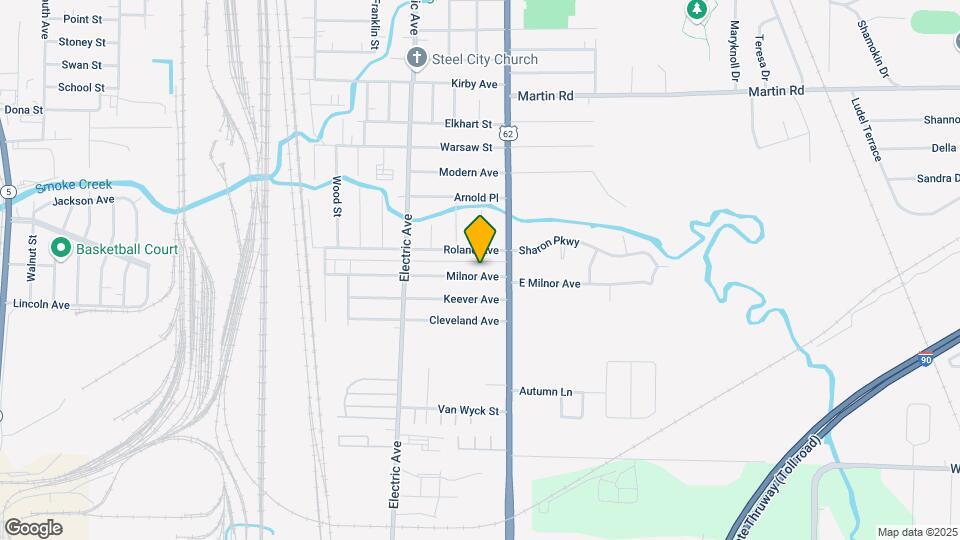 176 Milnor Ave Map and Location Details