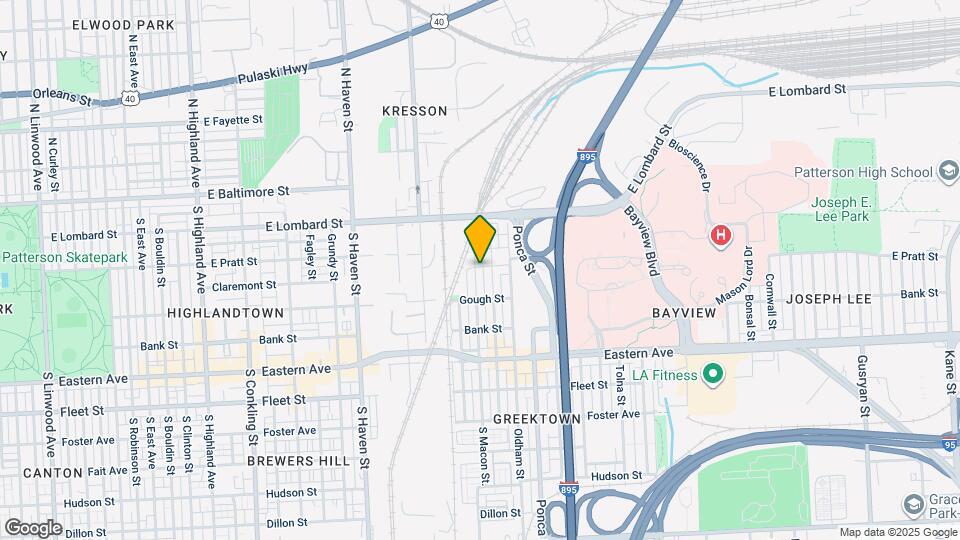 201 S Macon St. Map and Location Details