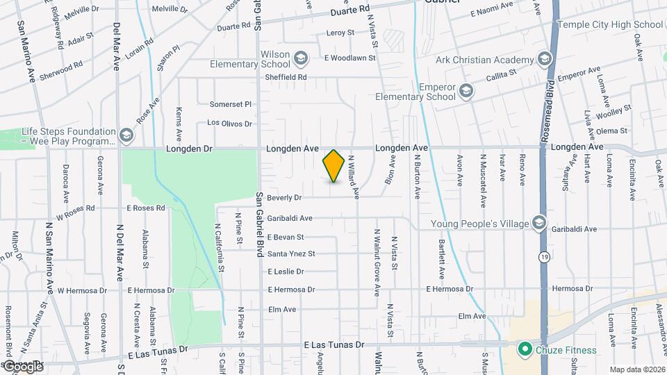 6218 N Del Loma Ave Mapa y Detalles de la Ubicación