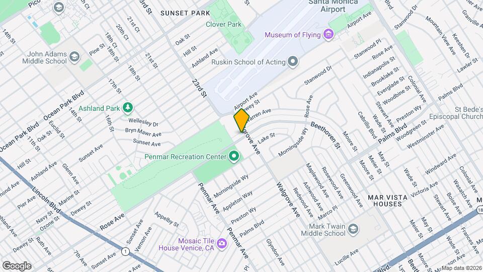 1393 Rose Ave Mapa y Detalles de la Ubicación