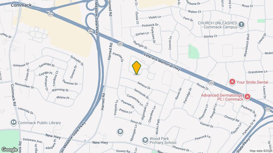 68 Scarlett Dr, Unit 68 Scarlett Dr. Commack Map and Location Details