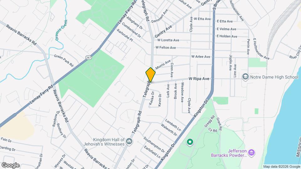 520 W Ripa Ave Map and Location Details