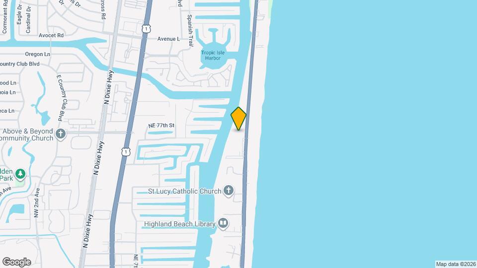 3210 S Ocean Blvd Map and Location Details