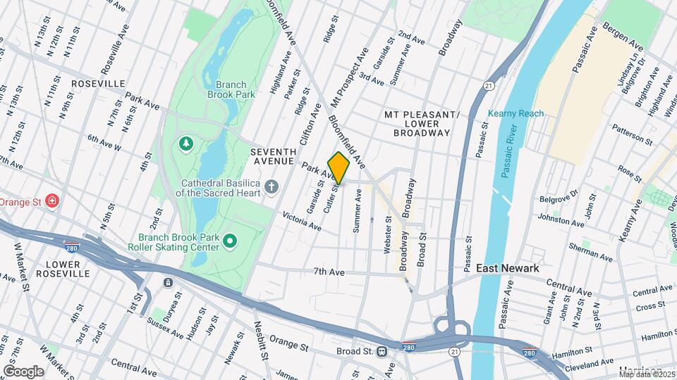 105 Cutler St Mapa y Detalles de la Ubicación