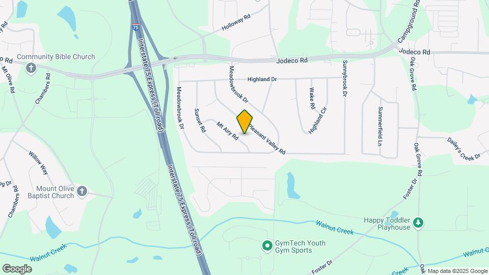 105 Mt Airy Rd Mapa y Detalles de la Ubicación