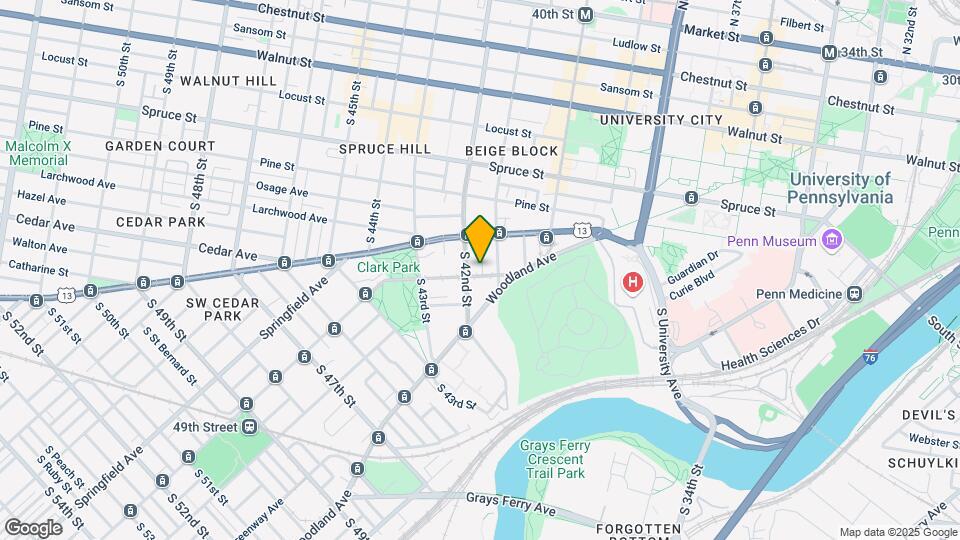 4107 Chester Mapa y Detalles de la Ubicación