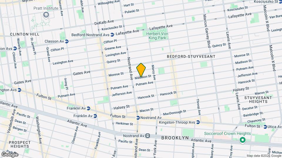 244 Madison St Map and Location Details