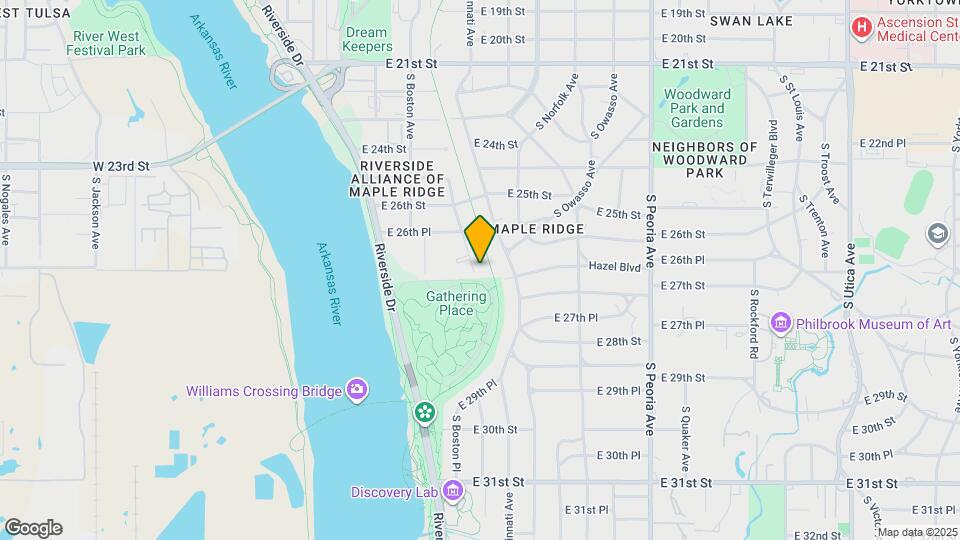 2667 S Boston Pl Map and Location Details