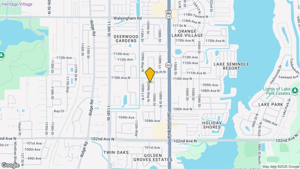 10935 109th Way N Map and Location Details