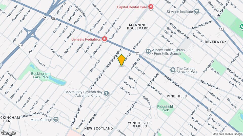 61 S Pine Ave, Unit 2 Map and Location Details