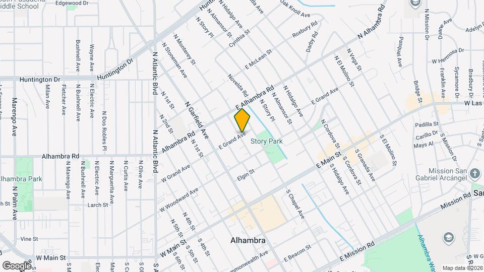 202 E Grand Ave Mapa y Detalles de la Ubicación