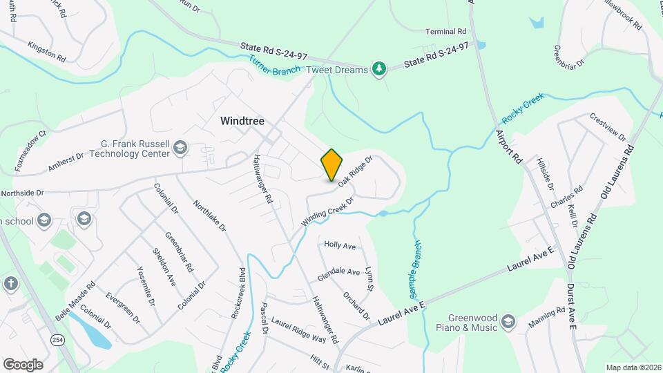 125 Oak Ridge Dr Map and Location Details