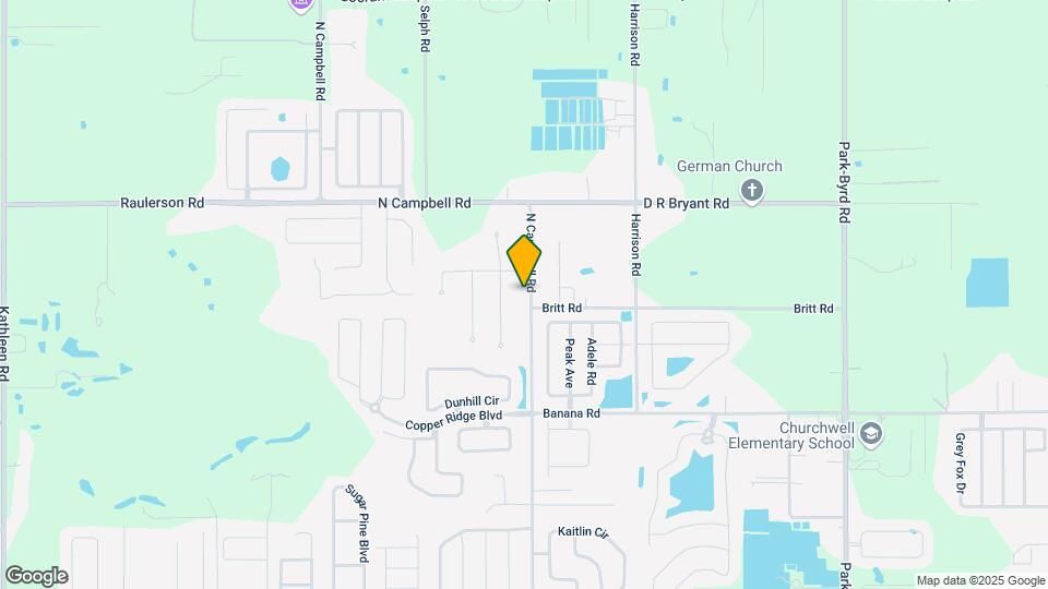 8510 N Campbell Rd Map and Location Details