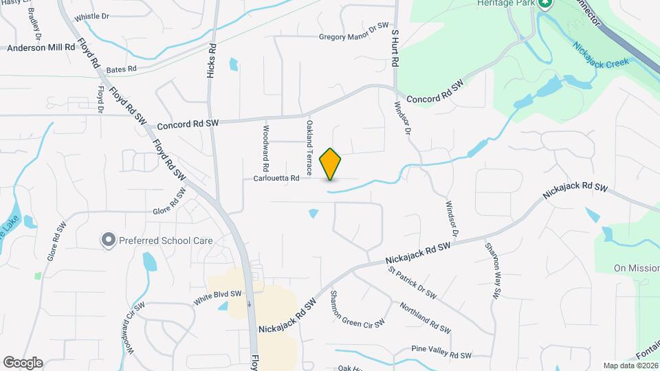 581 Carlouetta Rd Map and Location Details