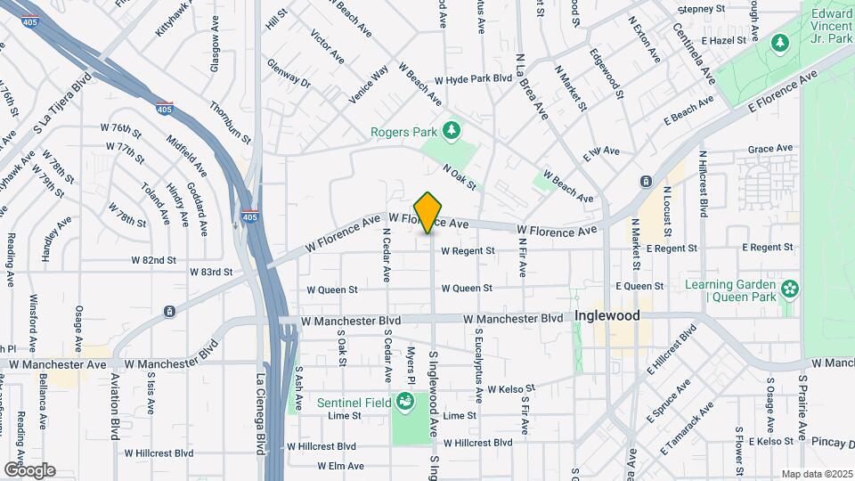 211 N Inglewood Ave Map and Location Details