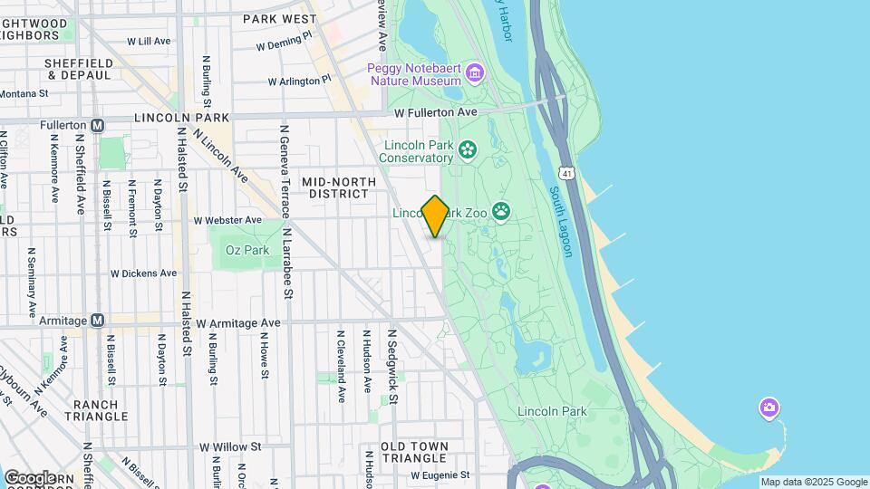2124 N Lincoln Park W, Unit 2 Mapa y Detalles de la Ubicación