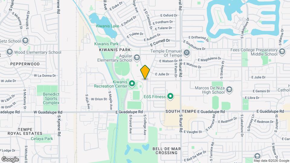 6014 S College Ave Map and Location Details