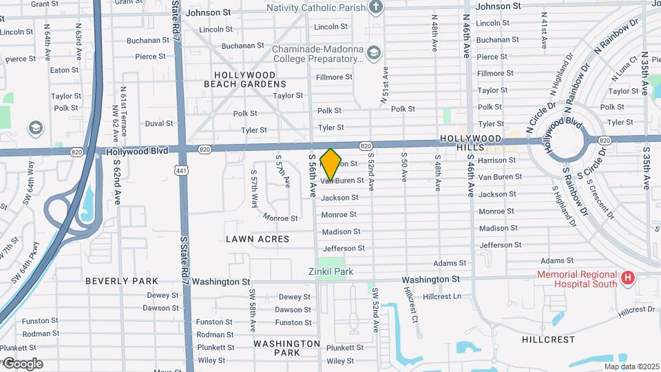 5424 Van Buren St Map and Location Details