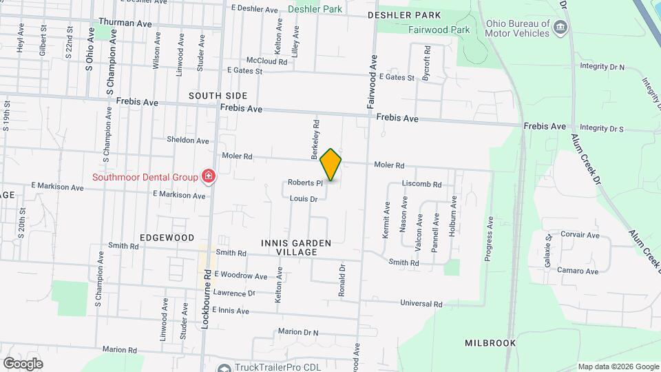 1738 Berkeley Rd Map and Location Details