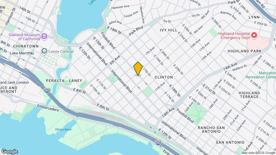 817 Foothill Blvd, Unit 817 foothill Blvd Oakland CA 9466 Map and Location Details