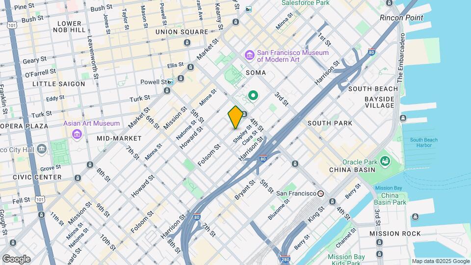 855 Folsom St Mapa y Detalles de la Ubicación
