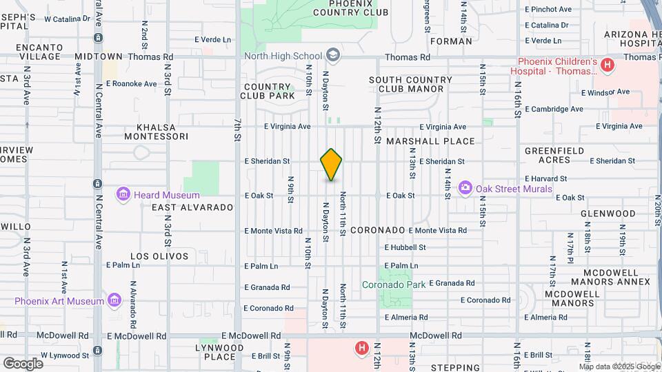 2309 N Dayton St Map and Location Details