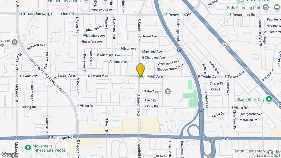 4770 S Topaz St Map and Location Details