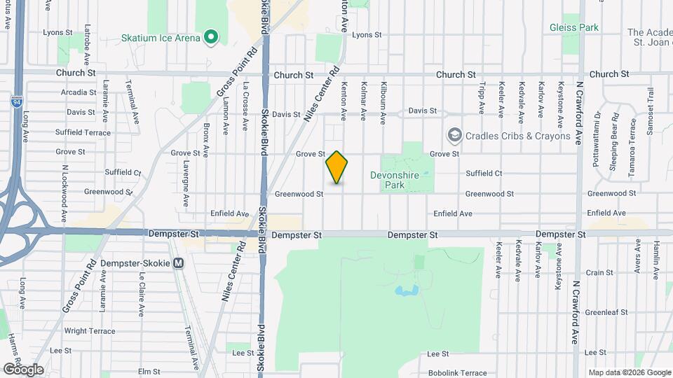 4600 Greenwood St Map and Location Details