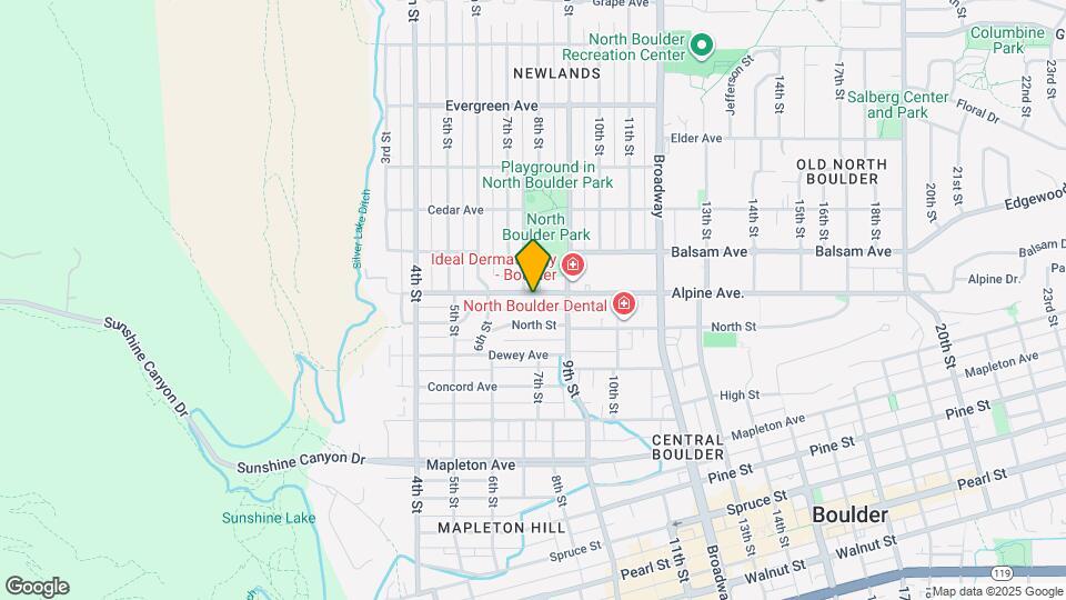 762 Alpine Ave Map and Location Details