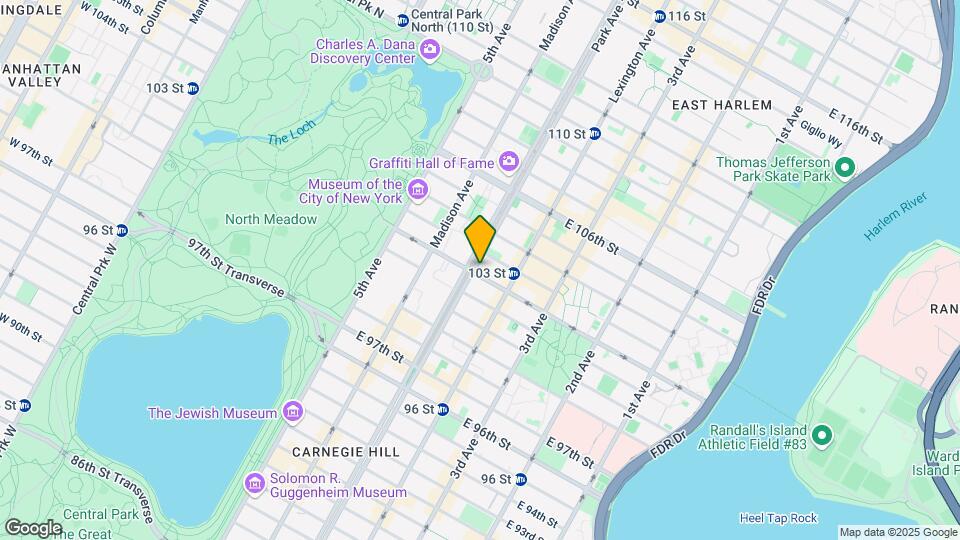 103 E 102nd St Map and Location Details