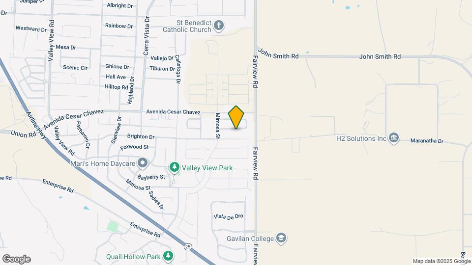 2061 Rosewood Dr Map and Location Details
