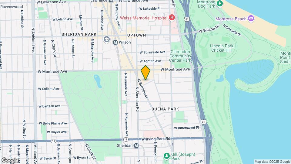 928 W Cullom Ave Map and Location Details