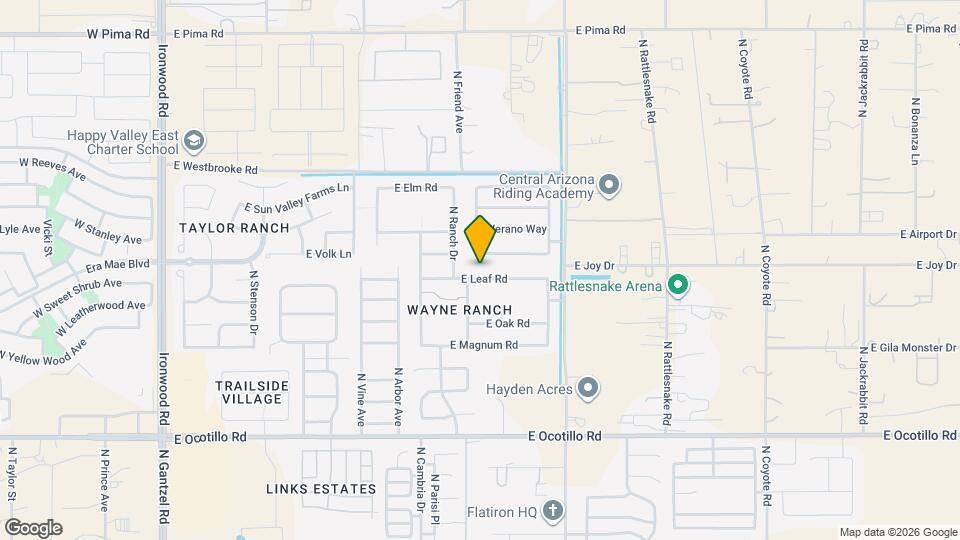 1492 E Leaf Rd Map and Location Details