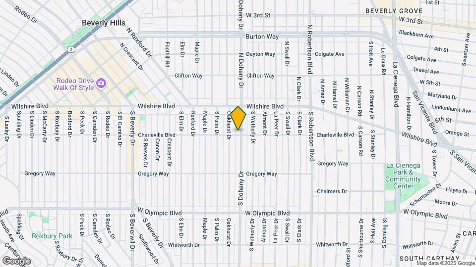203 S Doheny Dr Map and Location Details