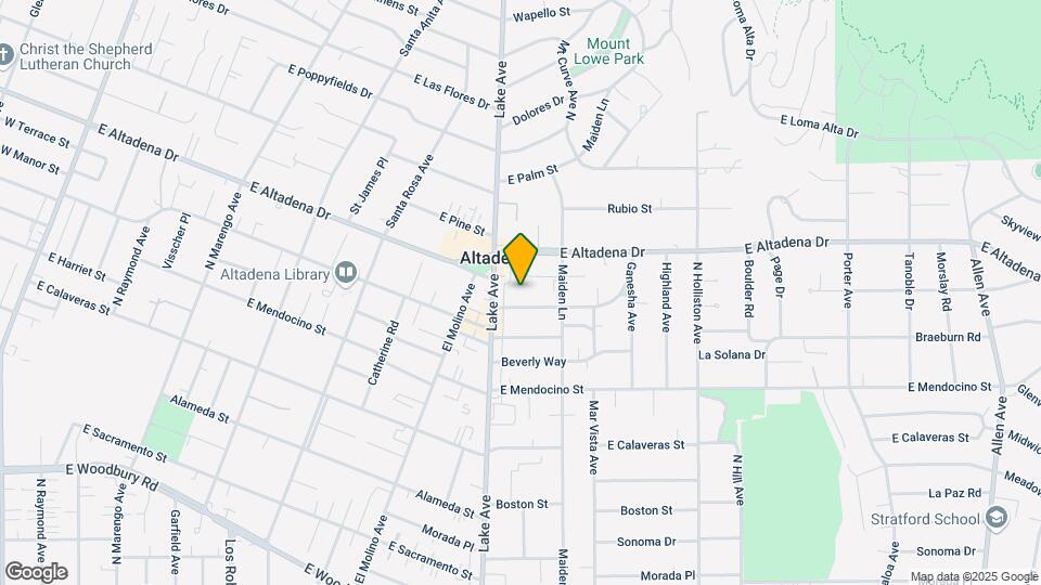 937-945 E Mariposa St Map and Location Details