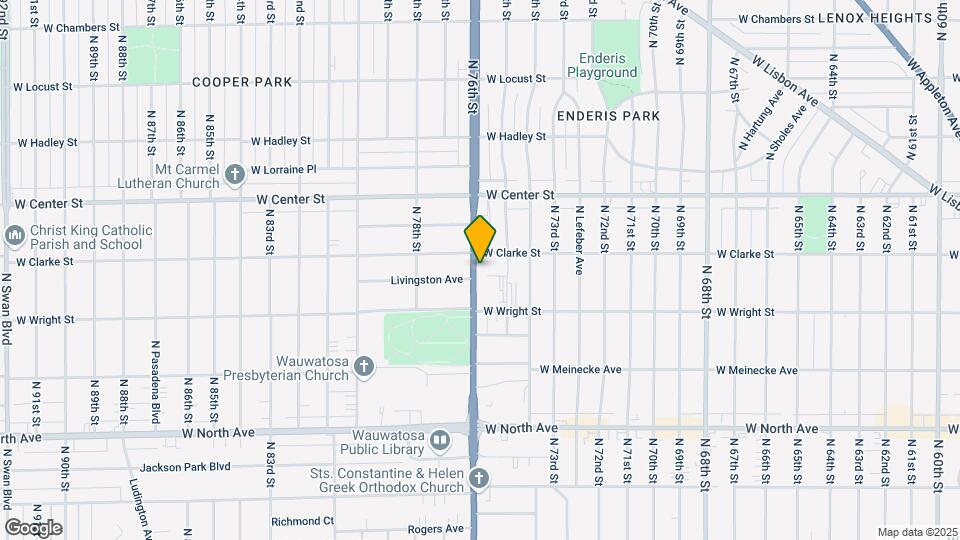 2560 N Wauwatosa Ave Map and Location Details