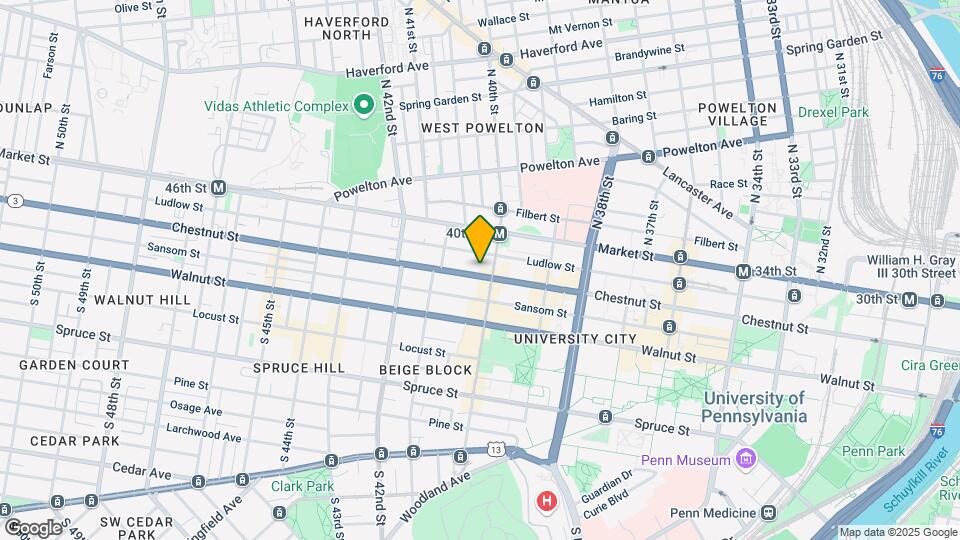 4011 Chestnut St Map and Location Details