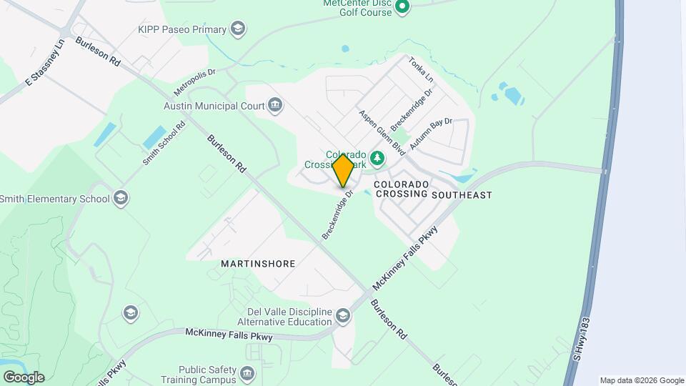 7233 Crestone Rd Map and Location Details