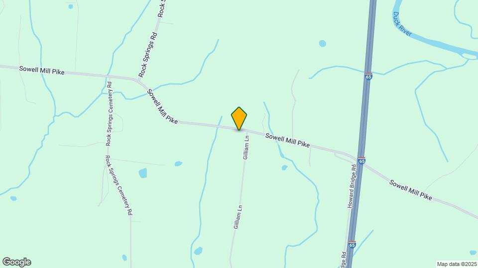 2572 Sowell Mill Pike Map and Location Details