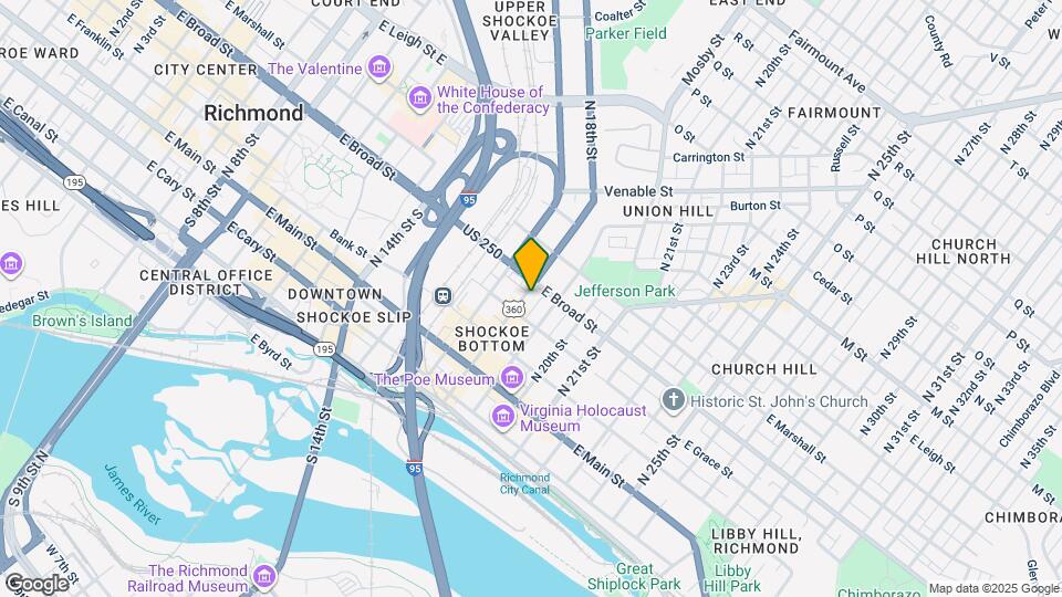 215 N 18th St Map and Location Details