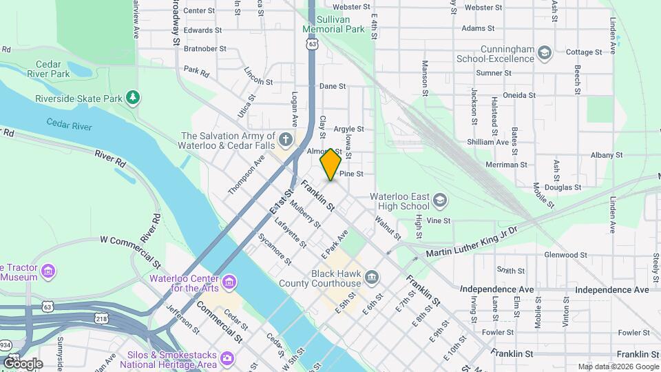 518 E 2nd St Map and Location Details