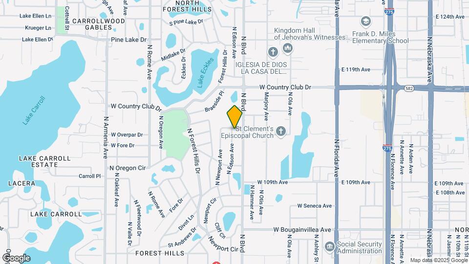 10929 N Edison Ave Map and Location Details