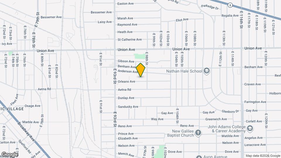 9705 Orleans Ave Map and Location Details