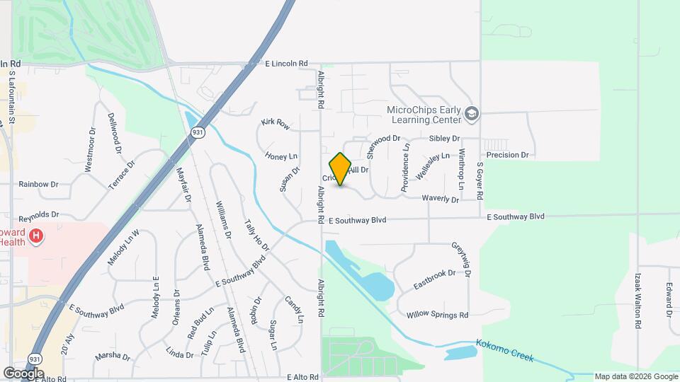 1717 Teasdale Ln Map and Location Details